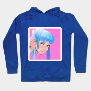 Blue Pigtails Hoodie